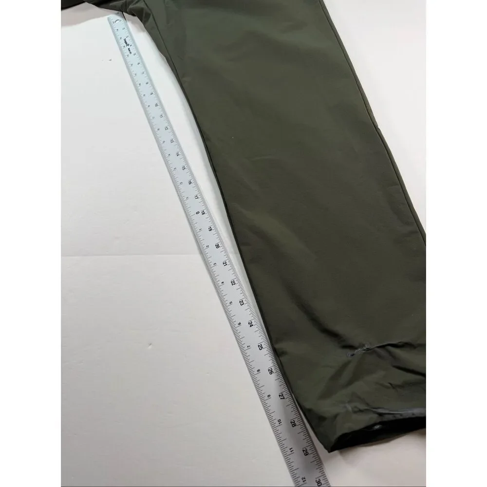 KJUS Ike Tailored Fit Golf Pants Men’s 35x32 Olive Green Stretch Performance